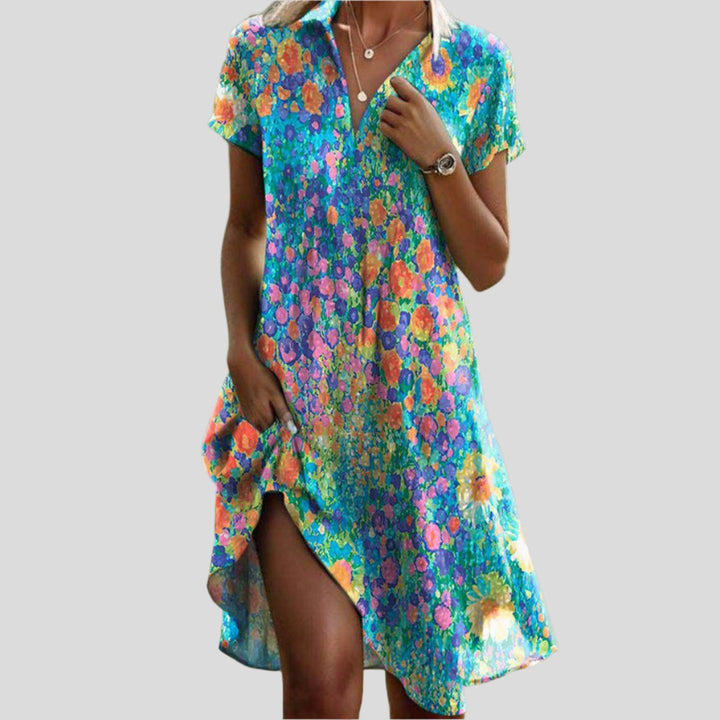 Yara | The Bohemian Print Dress
