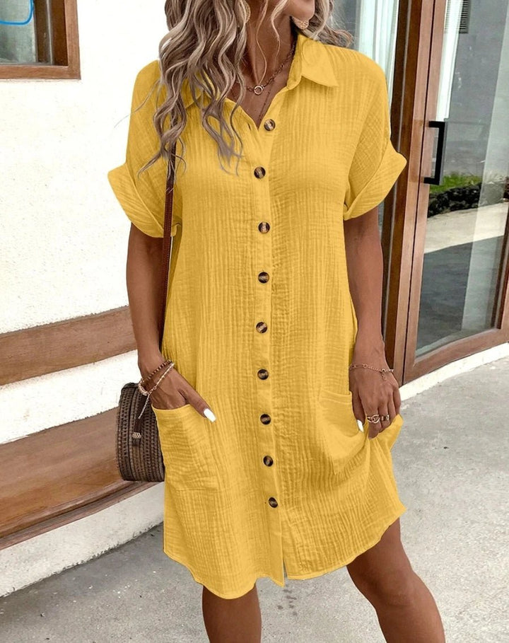 Clara | The V-Neck Mini Dress