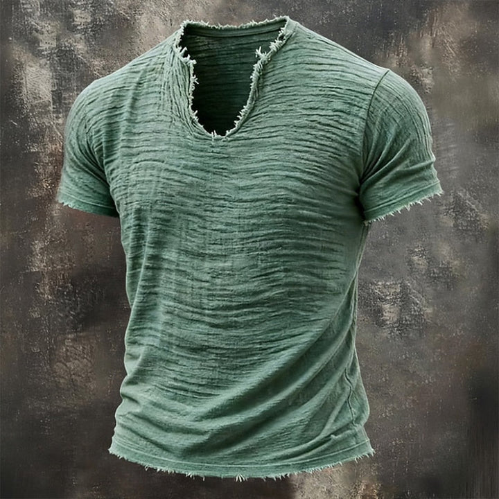 Griffin | The Vintage Frayed V-Neck