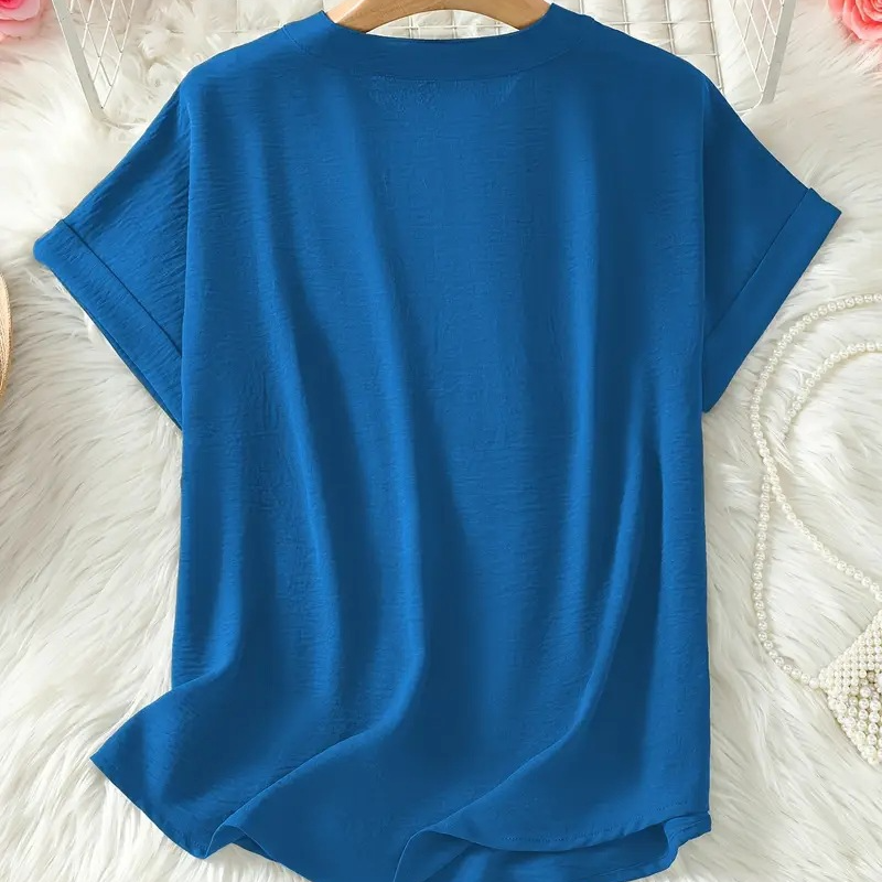 Daniela | Women's Lightweight V-Neck Loose Blouse
