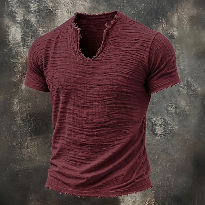 Griffin | The Vintage Frayed V-Neck