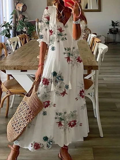 Lola | The Boho Pom-Pom Dress