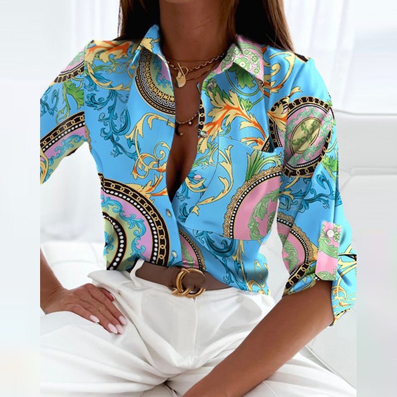 Elisa - Women's Classic Collared Blouse for Work & Beyond